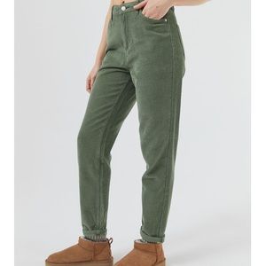 BDG Color Corduroy High-Waisted Mom Pant